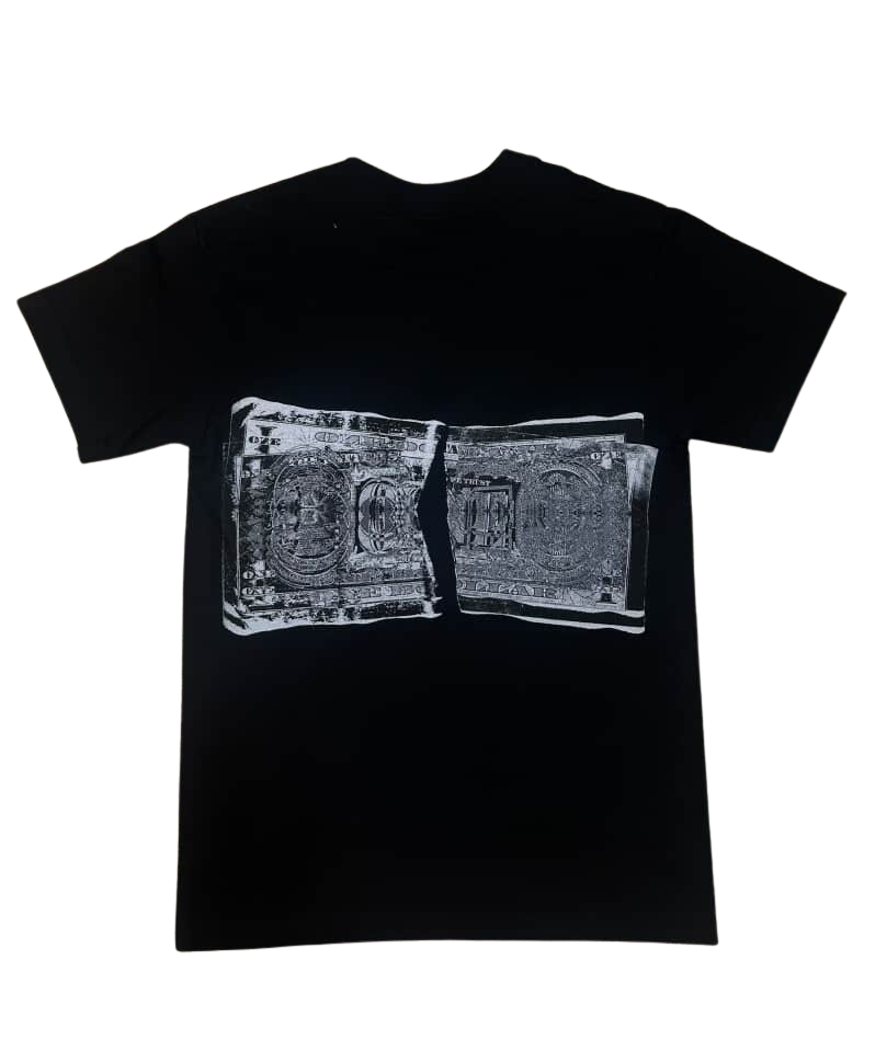 MONEY IS MEANINGLESS TEE (black)