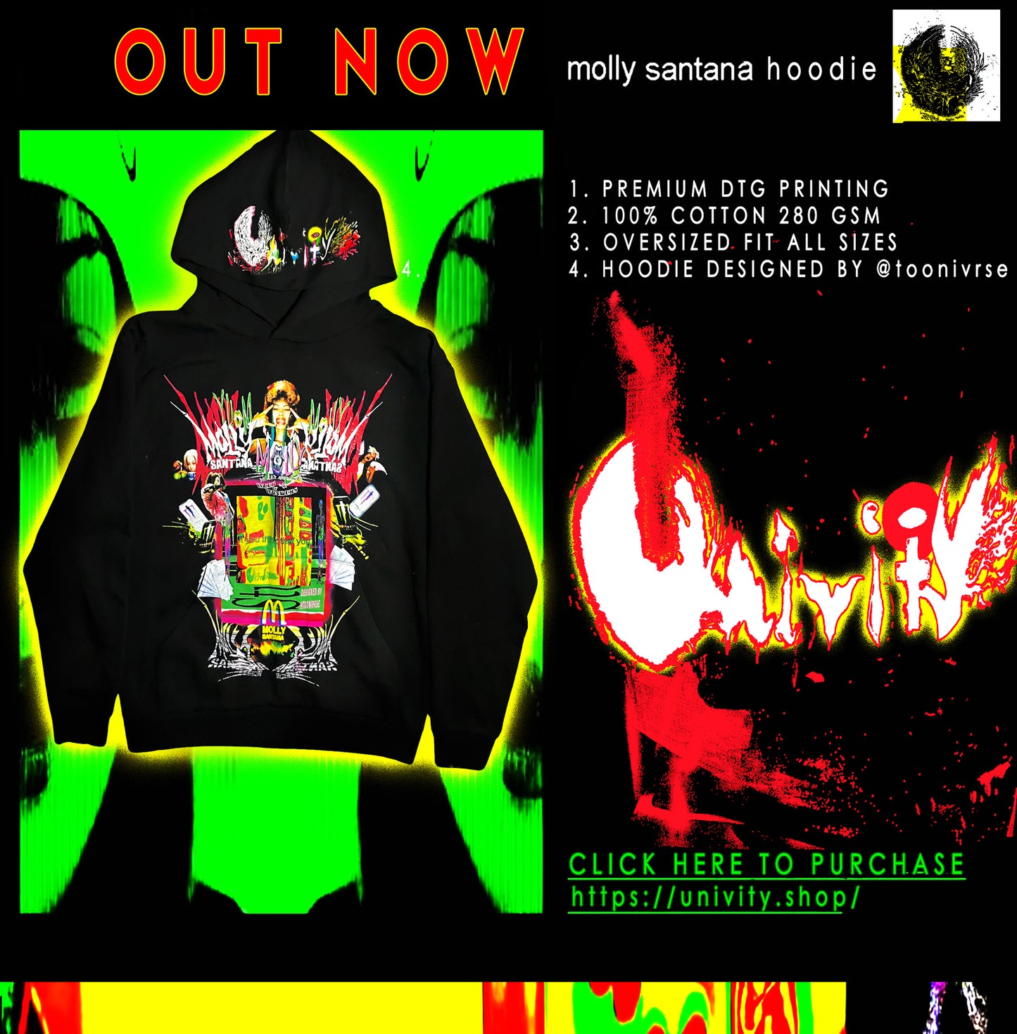 MOLLY SANTANA HOODIE