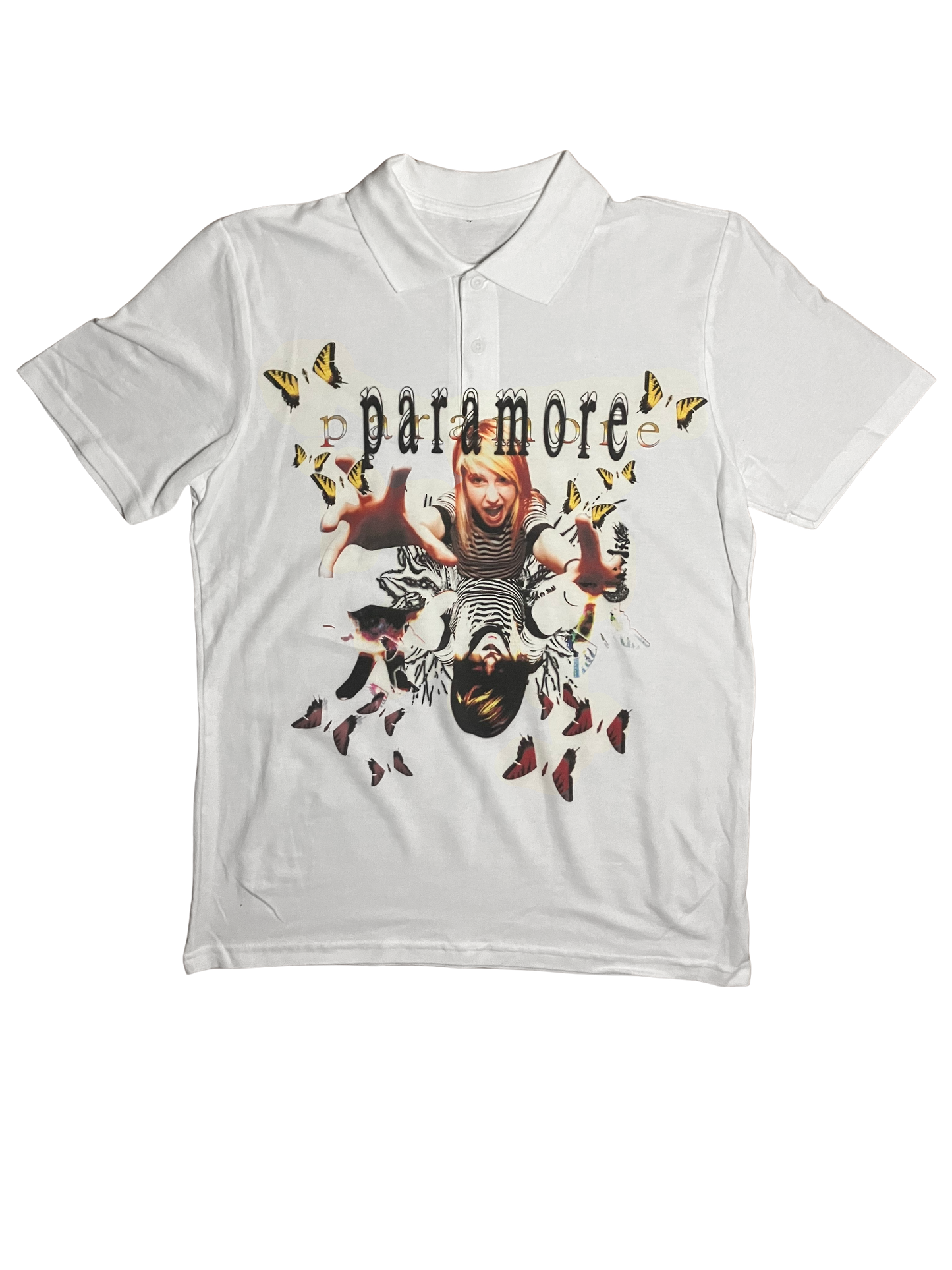 PARAMORE.EXE POLO TEE (White)
