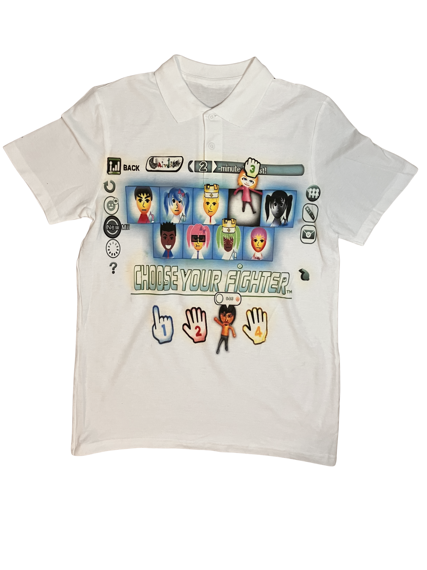 CHOOSE YOUR FIGHTER/Mii POLO TEE