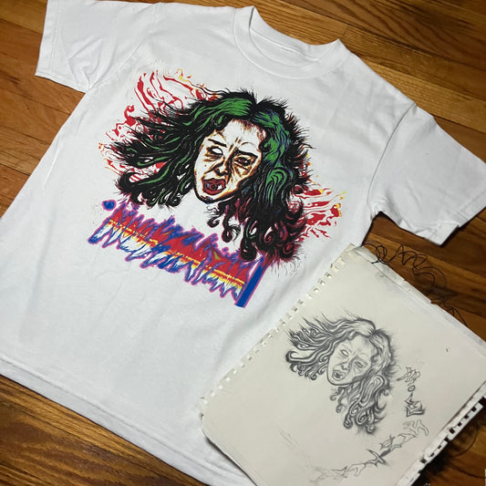 HAND DRAWN MOLLY SANTANA TEE