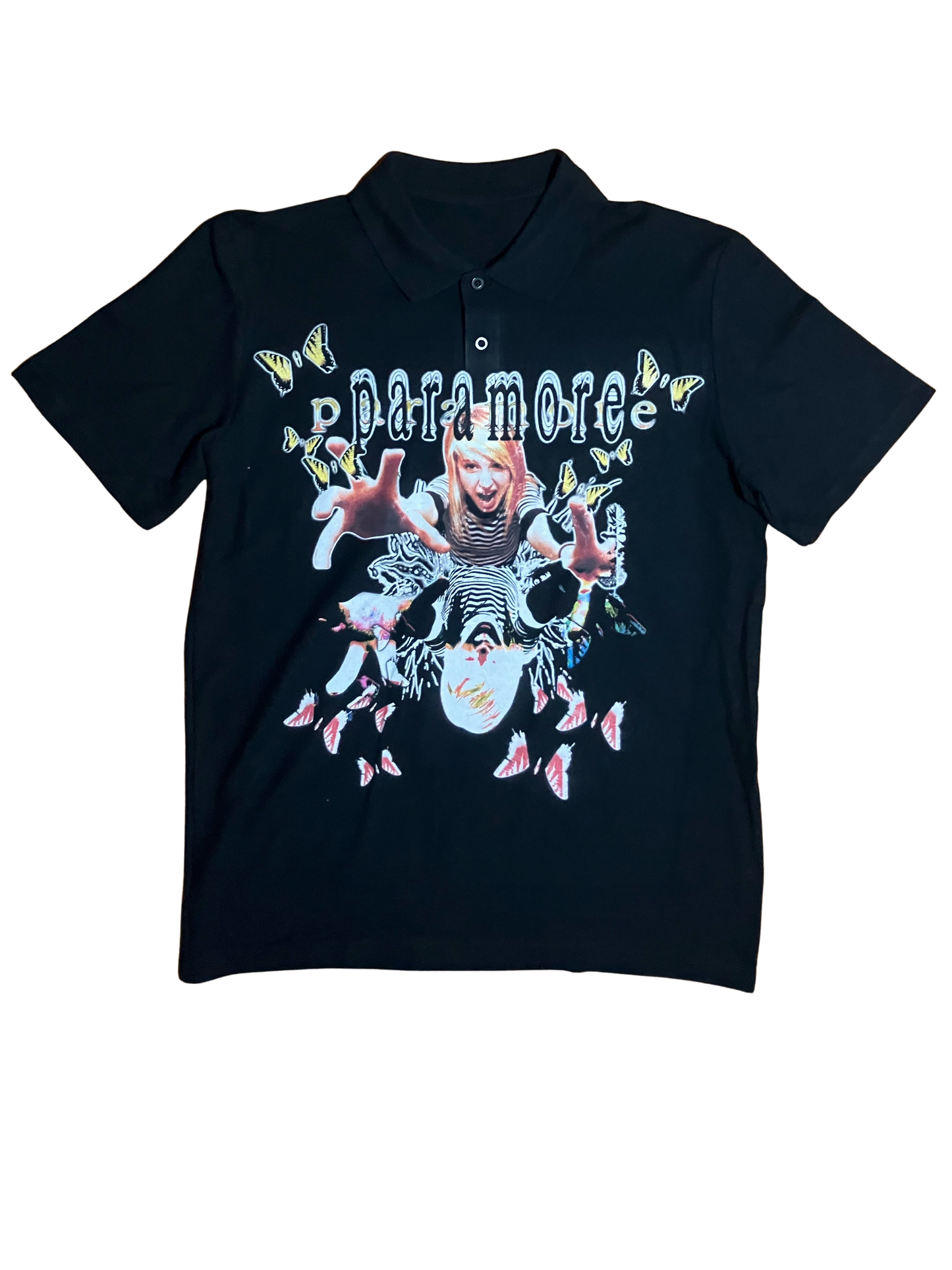 PARAMORE.EXE POLO TEE (Black)
