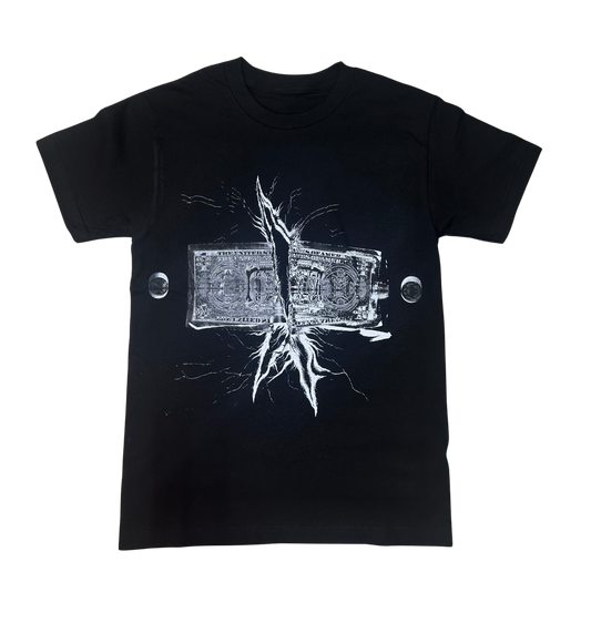 MONEY IS MEANINGLESS TEE (black)