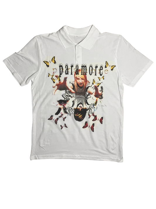 PARAMORE.EXE POLO TEE (White)